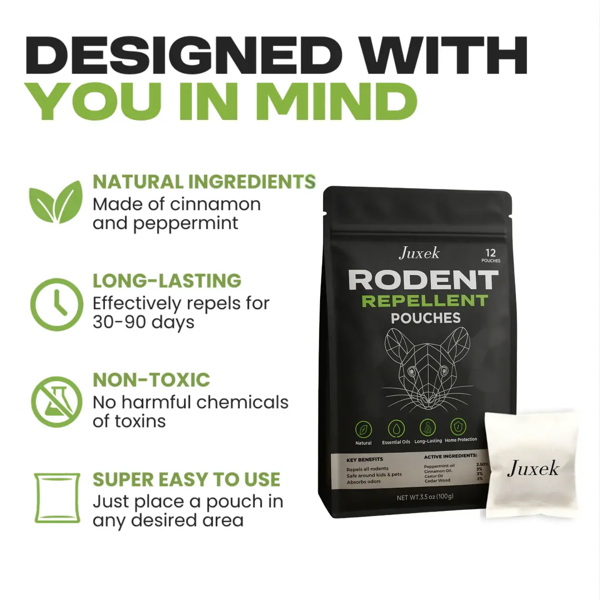 💧Natural Rodent Repellent Pouches