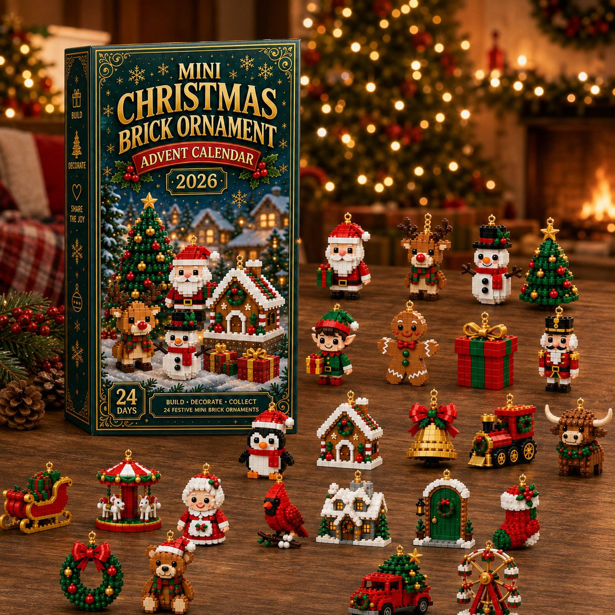💧 Last day to save 49% – 🎄 24-Day Mini Christmas Ornament Advent Calendar